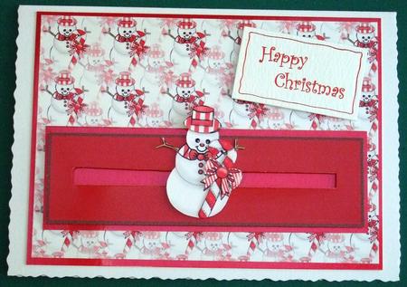Jolly Snowman Penny Slider by Lorraine Reed