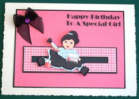 Make Up Girl Penny Slider. by Lorraine Reed