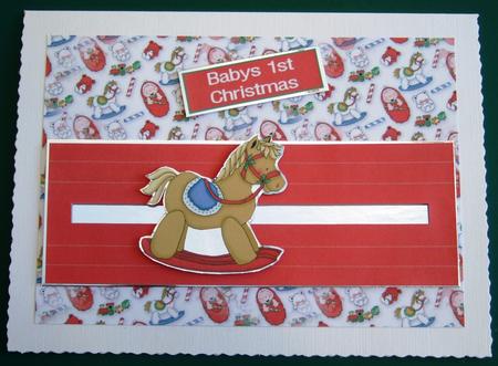 Babys 1st Christmas Slider by Lorraine Reed