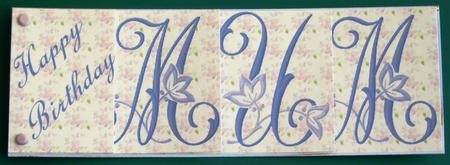 Happy Birthday Mum by Lorraine Reed