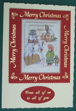 Travelling Snowman Pyramid by Lorraine Reed