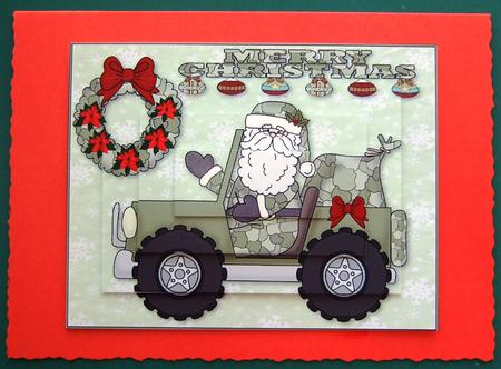 Christmas for the Troops Pyramid by Lorraine Reed