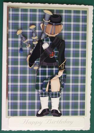 Bagpipe Doodles Backing Paper by Lorraine Reed