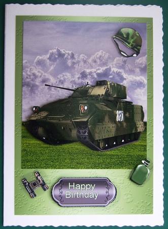 Army Tank by Lorraine Reed
