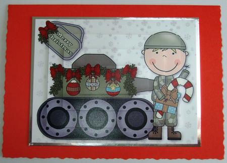 Christmas for the Troops Pyramid 2 by Lorraine Reed