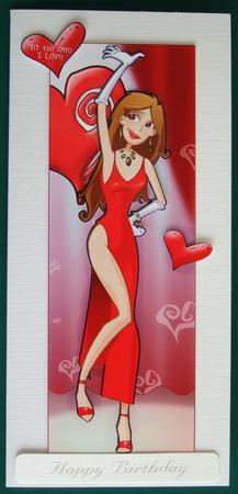 Valentine Featuring Cheryl! Large Dl by Lorraine Reed