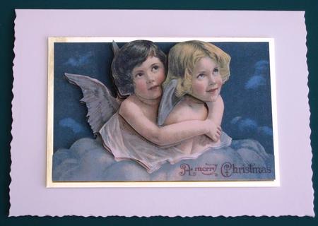 Friends Are Angels Among Us Decoupage by Lorraine Reed