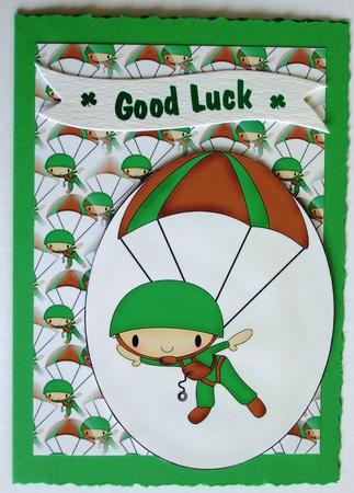 Para Army Backing Sheet by Lorraine Reed