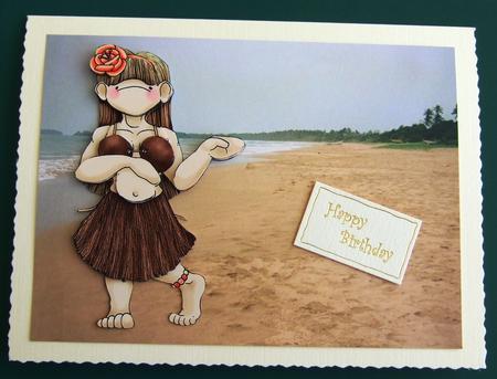 Hula Dancing Doodles by Lorraine Reed