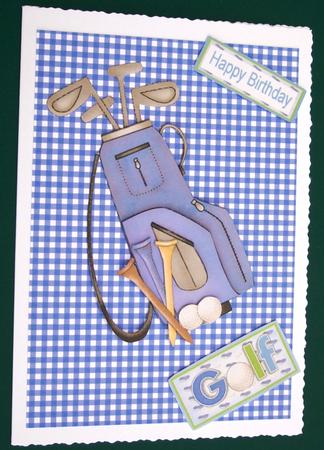 Fore Golfing Decoupage by Lorraine Reed