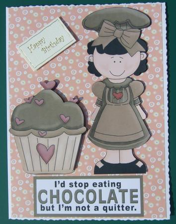 Chocolate Girl 1 by Lorraine Reed