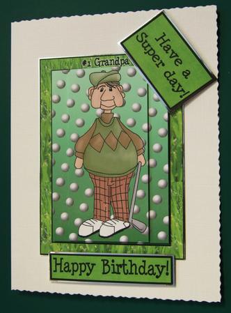Golfing Grandpa by Lorraine Reed