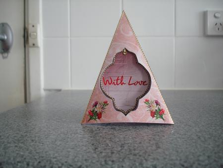Vintage Flowers Triangle-dangle - Carnations by Lorraine Wilson