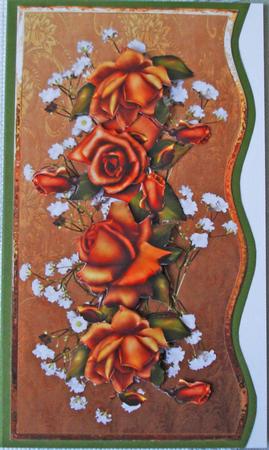 Flame Roses by Lorraine Wilson