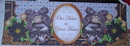 Christmas Night Ours to Yours Large Dl Decoupage Card Kit by Lorraine Wilson