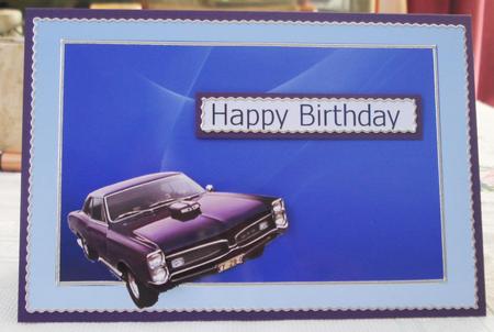 Ford Gto Decoupage with Tag by Lorraine Wilson
