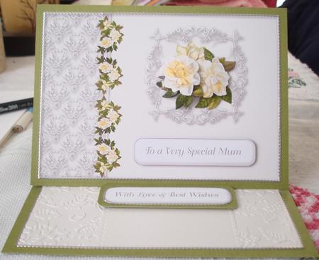 Gardenias & Elegant Scrolls by Lorraine Wilson
