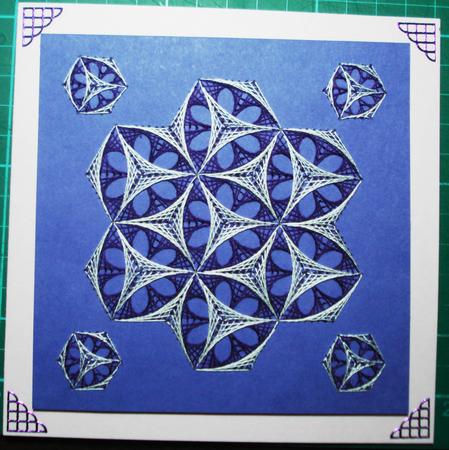 Quilted Hexagon by Lorraine Wilson