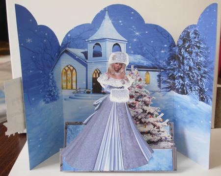 In the Winter Snow Gatefold Stepper Card Kit by Lorraine Wilson