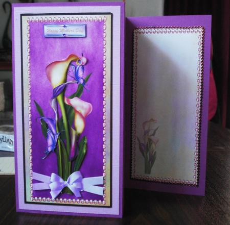 Lovely Calla Lillies and Incert by Lorraine Wilson