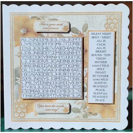 Christmas Carol Word search, Silent Night by Lorraine Appleby