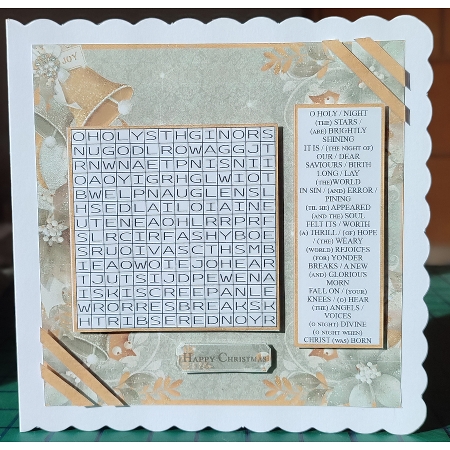 Christmas Carol Word search, O Holy Night by Lorraine Appleby