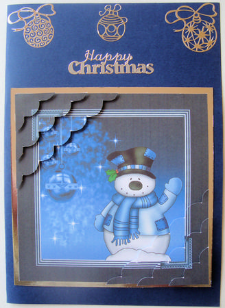 Christmas Bear Stacker Card by Lorraine Appleby