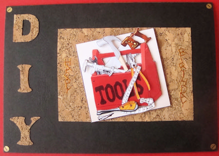 DIY Tools Decoupage by Lorraine Appleby