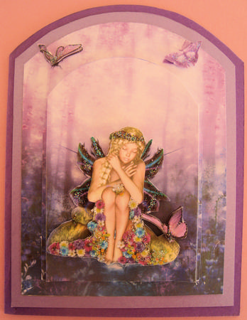 Woodland Fae A4 Topper by Lorraine Appleby