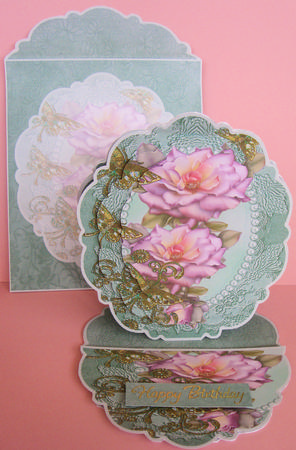 Mint and Butterflies Easel Kit by Lorraine Appleby