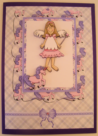 Fairy Princess Quick Card by Lorraine Appleby