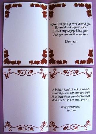A5-a6 General Use Valentines Sentiments Insert Pack by Lorraine Appleby