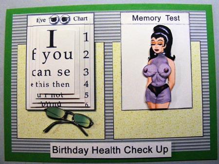 Eye Chart Over-the-top Card Kit by Lorraine Appleby