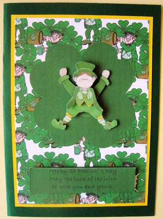 St Patricks Day Background by Lorraine Appleby