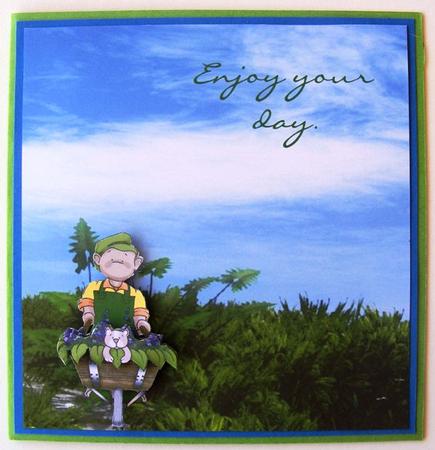 Base Card Scene for Father's Day by Lorraine Appleby
