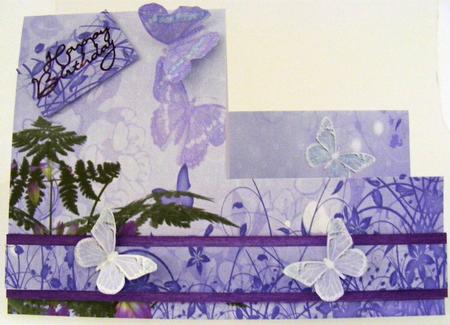 Flowers & Butterflies Backing Paper 1 by Lorraine Appleby