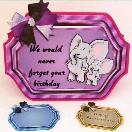 6 Single Bow Sentiment or Journalling Tags by Lorraine Appleby