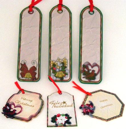 Traditional Christmas Tags by Lorraine Appleby