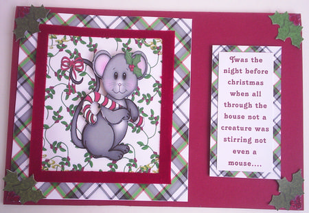 Candy Cane Mouse by Lorraine Appleby