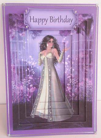 Midnight Beauty - Tunnel Card Kit by Lorraine Appleby