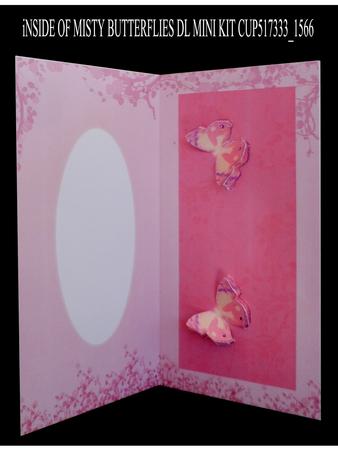 Misty Butterflies Pop Up Dl Mini Kit by Lorraine Appleby
