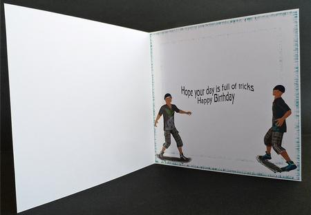 Skateboarding Fun Insert by Lorraine Appleby