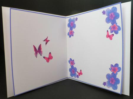 Butterflies Joy Blank Insert by Lorraine Appleby