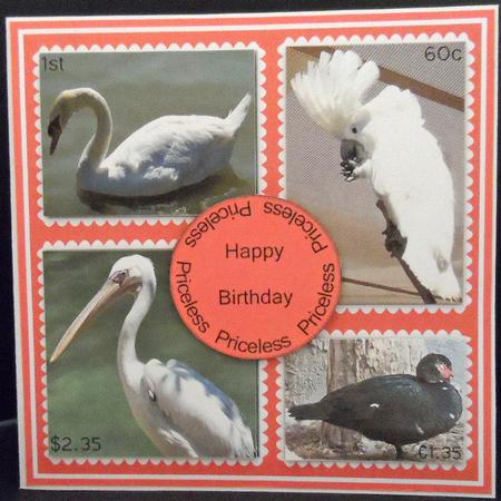 Bird Stamps 1b by Lorraine Appleby
