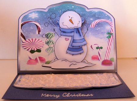 Frosty the Snowman Easel by Lorraine Appleby