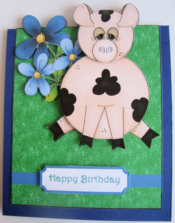 Piggin' Great Birthday Over the Edge by Lorraine Appleby