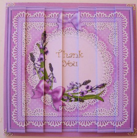 Bluebells Side Stacker Topper by Lorraine Appleby