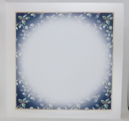 Christmas Holly Watercolour - Stag by Louisa Price