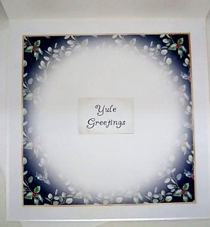 Christmas Holly Watercolour - Fox by Louisa Price