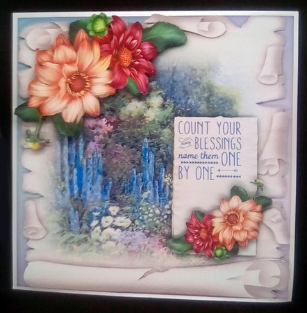 Perfect Parchments - Dahlias by Louisa Price
